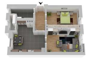 Gemütliche 2-Zimmer-Wohnung am Höi – Berghofstr. 35, 58097 Altenhagen, Hagen – Vorschaubild 7