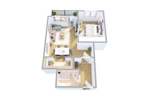 Ca. 6,3 % Rendite - Kapitalanlage mit Substanz in Duisburg-Neumühl, 2 Zimmer, Balkon und Stellplatz – Die vollständige Adresse der Immobilie erhältst du vom Anbieter., 47167 Neumühl, Duisburg – Vorschaubild 21