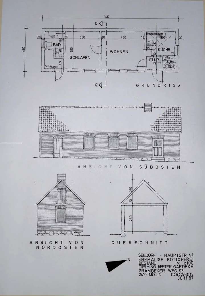 Grundriss EG, Außenansicht u.
