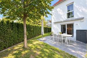 München-Untermenzing: Garten-Maisonette mit über 90 m² Garten und Hobbyraum