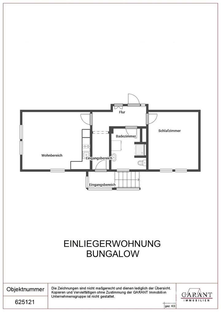 Grundriss Einliegerwohnung Bun