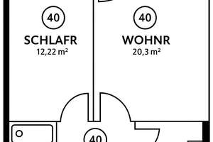 Ansprechende 2-Zimmerwohnung mit Westbalkon, bezugsfertig, PROVISIONSFREI – Kreuzhofstraße 6, 81476 Forstenried, München – Vorschaubild 15