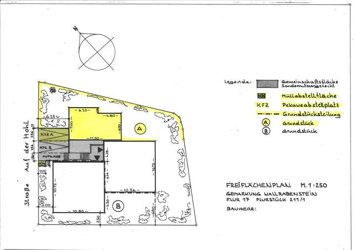 Freiflächenplan A