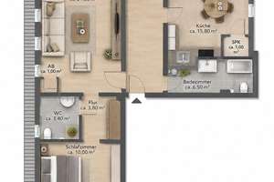 Exklusive Eigentumswohnung mit Kamin, Smart Home und neuer Einbauküche – Die vollständige Adresse der Immobilie erhältst du vom Anbieter., 27570 Geestemünde-Nord, Bremerhaven – Vorschaubild 12