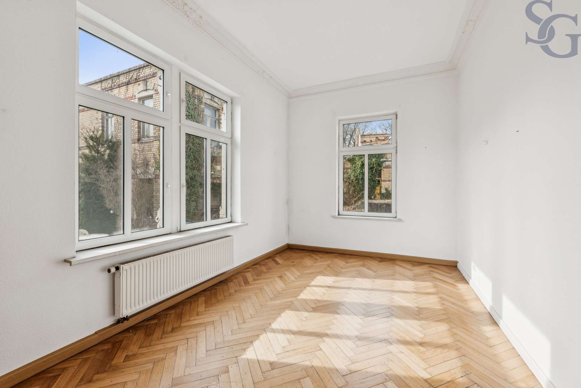 Immobilie in Leisnig - Herrschaftliche Fabrikantenvilla im Herzen der Stadt mit Parkett & Stuck - Bild 1