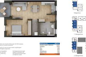 Erstbezug im 2.OG: Erstklassige 2-Zimmer-Neubauwohnung mit EBK & Carport - Top Energieeffizienz! – Die vollständige Adresse der Immobilie erhältst du vom Anbieter., 94405 Landau an der Isar – Vorschaubild 2