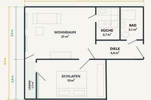 Sonnige und ruhige 2-Zi. Whg. mit Westloggia in München-Moosach mit top Verkehrsanbindung – Hardenbergstrasse 24, 80992 Alt-Moosach, München – Vorschaubild 10