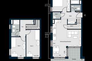 Ideal geschnittene 4-Zimmer-Maisonettewohnung mit Terrasse – Die vollständige Adresse der Immobilie erhältst du vom Anbieter., 81249 Lochhausen, München – Vorschaubild 50