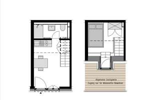Schöne + möblierte 1,5-Zimmer-Maisonette mit Balkon mitten im Herzen Oldenburgs | Maisonette – Abraham 12, 26122 Innenstadt, Oldenburg (Oldenburg) – Vorschaubild 17