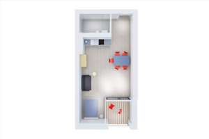 Neubau | Moderne 1 Zimmer-Wohnung – *Erstbezug ab 01.09.2026* - WE 8 – Berliner Str. 43, 38104 Wabe-Schunter-Beberbach, Braunschweig – Vorschaubild 5