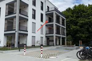NEUBAU / ERSTBEZUG: Exklusives Appartement mit Balkon und Einbauküche – Otto-Hahn-Straße 23, 93053 Regensburg – Vorschaubild 1