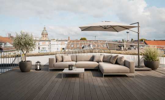 Im schönsten Jugendstilhaus am Wasserturm - Klasse Dachwohnung mit 30 qm Dachterrasse!