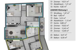 Wohn- und Geschäftshaus (12 WE, 1 Gewerbe, DG ausbaubar) in Nürnberg-Gostenhof! – Die vollständige Adresse der Immobilie erhältst du vom Anbieter., 90429 Gostenhof, Nürnberg – Vorschaubild 21