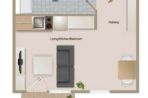 Bezugsfreies 1-Zimmer-Neubauapartment mit Balkon nahe Volkspark Humboldthain – Die vollständige Adresse der Immobilie erhältst du vom Anbieter., 13357 Gesundbrunnen, Berlin – Vorschaubild 12
