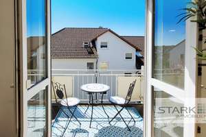 Stadtnah in Eisingen: bezugsfreie Maisonettewohnung mit Studio, Balkon, Gartenanteil & Carport! – Merowingerstraße 29, 97249 Eisingen – Vorschaubild 2