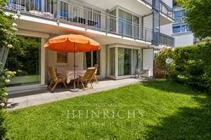 Vermietete Gartenwohnung in Bogenhausen | 2 Zimmer mit Südterrasse und Tiefgarage