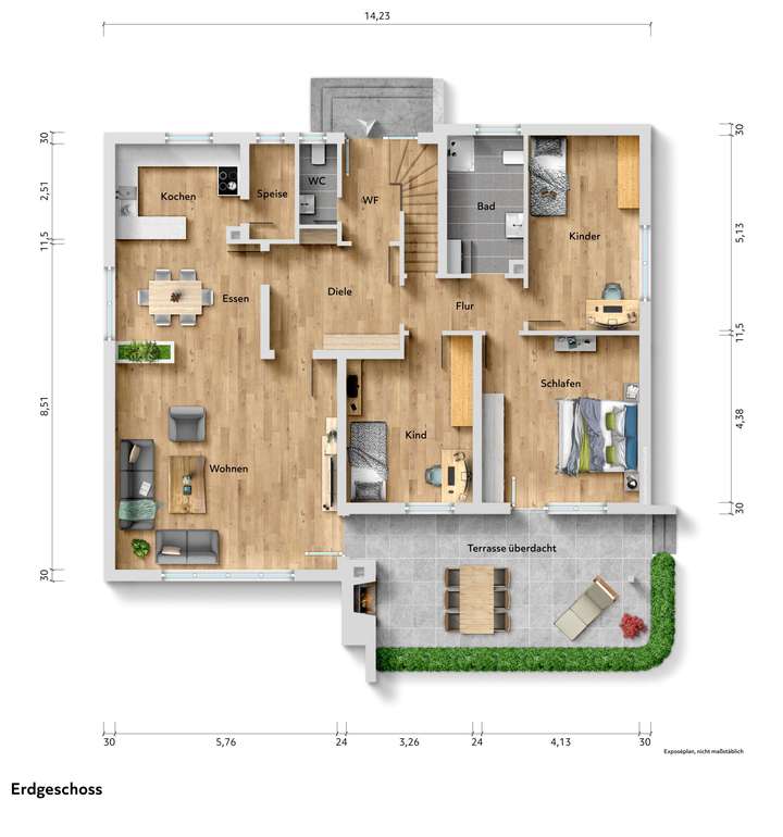 Grundriss Erdgeschoss