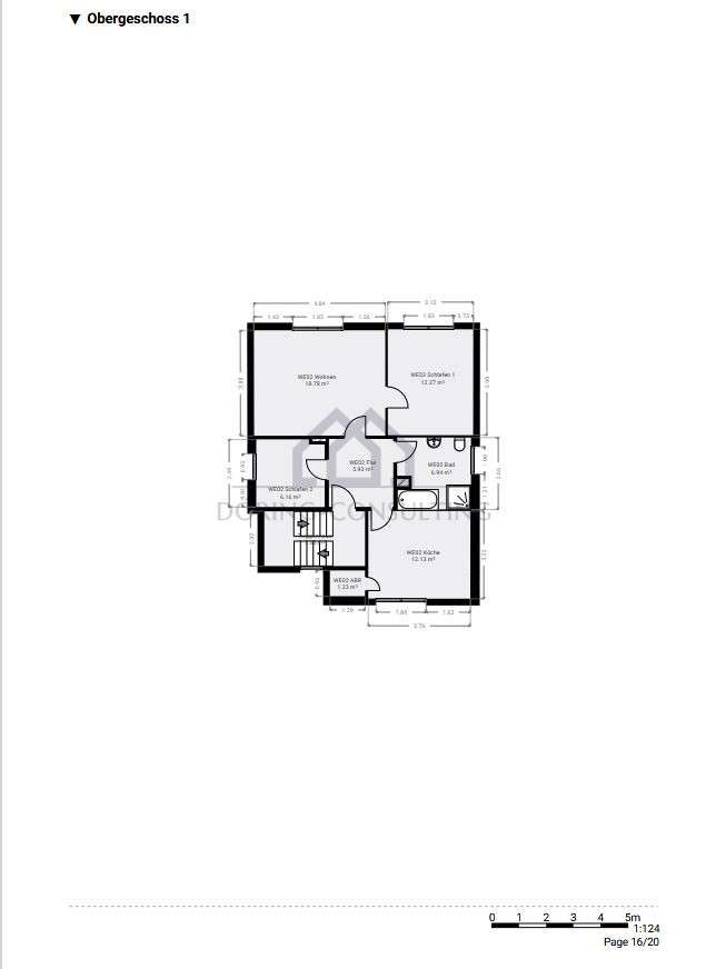 Grundgriss Obergeschoss