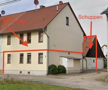 Gepflegte 4-Zimmer-Eigentumswohnung mit Garten, Garage, Stellplatz und Einbauküche in Wasserthaleben