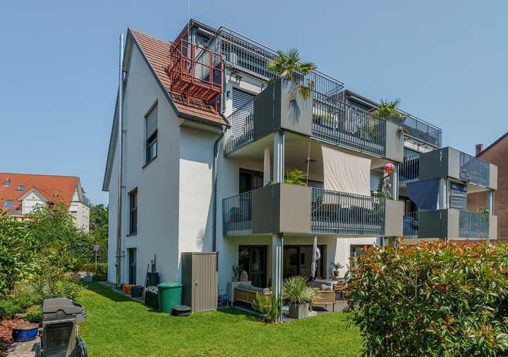 KN-Wollmatingen: Hochwertige 4-Zimmer ETW mit Sondernutzungsrecht am Garten zzgl. 1 TG-Stellplatz 
