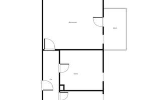 Günstige 1-Zimmer-Single-Wohnung