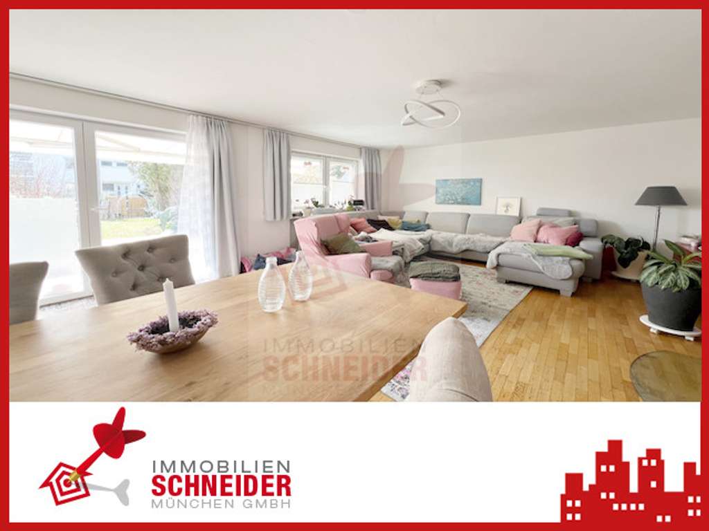 IMMOBILIEN SCHNEIDER - Puchheim - Klein aber fein - verm. Reihenmittelhaus mit Terrasse und Garten