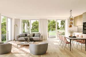 4-Zi.-Wohnung mit toller Terrasse und Gartenanteil
