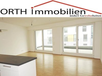 Attraktive 4 Zi. Neubauwohnung  mit 2 Bädern, EBK u. Fußbodenheizung - große Sonnenterrasse