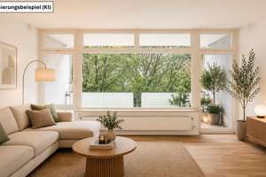 GRÜN. URBAN. ZENTRAL. 
Das Hansaviertel - frisch sanierte Maisonettewohnung mit großer Loggia in P