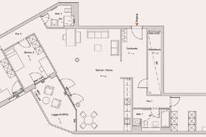 Schöne Wohnung: großzügige 4-Zimmer Wohnung im Erstbezug – Lutherstraße 6, 4315 Neustadt-Neuschönefeld, Leipzig – Vorschaubild 4