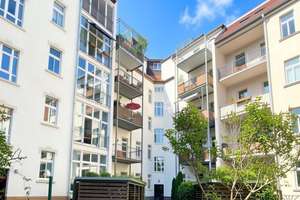 Helle Eigentumswohnung in Schleußig | neue Heizung (2023) | Aufzug | EBK | idyllischer Innenhof – Die vollständige Adresse der Immobilie erhältst du vom Anbieter., 4229 Schleußig, Leipzig – Vorschaubild 5