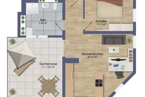 Vermietete Neubauwohnung mit großer Dachterrasse und Aufzug im Herzen von HH-Rahlstedt – Die vollständige Adresse der Immobilie erhältst du vom Anbieter., 22143 Rahlstedt, Hamburg – Vorschaubild 16