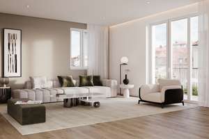 Erstbezug! Luxuriöse 5-Zimmer-Wohnung mit zwei Balkonen und großzügigem Wohnkomfort