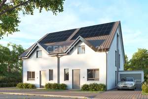 Baubeginn erfolgt! Neubau-Doppelhaus inkl. Photovoltaik-Anlage auf großem Feldrandgrundstück! – Thomastraße 20, 76707 Hambrücken – Vorschaubild 2