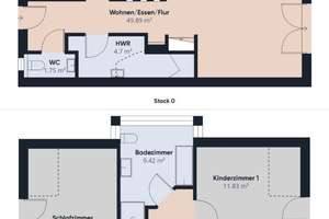 Außergewöhnliches Haus / Wohnung über 2 Etagen in ruhiger Lage von Metjendorf-/Oldenburg, KFW 70-Mod – Die vollständige Adresse der Immobilie erhältst du vom Anbieter., 26215 Wiefelstede – Vorschaubild 12