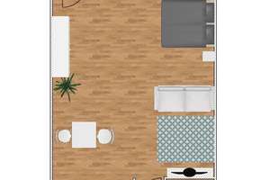 Perfekte renovierte 1-Zimmer Wohnung mit Einbauküche, großer Balkon, Stellplatz (Auto) – 44357 Bodelschwingh, Dortmund – Vorschaubild 7