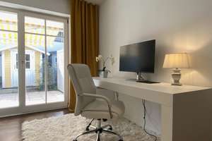 Top Möbliert / Fully furnished: Elegante 3-Zi-Gartenwohung, WLAN, Home Office, TG-Stellplatz – Die vollständige Adresse der Immobilie erhältst du vom Anbieter., 81827 Waldtrudering, München – Vorschaubild 10