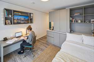 Modernes City-Appartement für Studenten/Pendler – Die vollständige Adresse der Immobilie erhältst du vom Anbieter., 64285 Mitte, Darmstadt – Vorschaubild 4