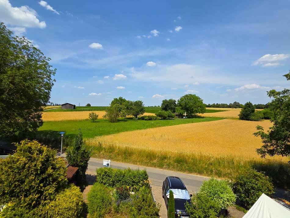Blick aus dem Schalfzimmer