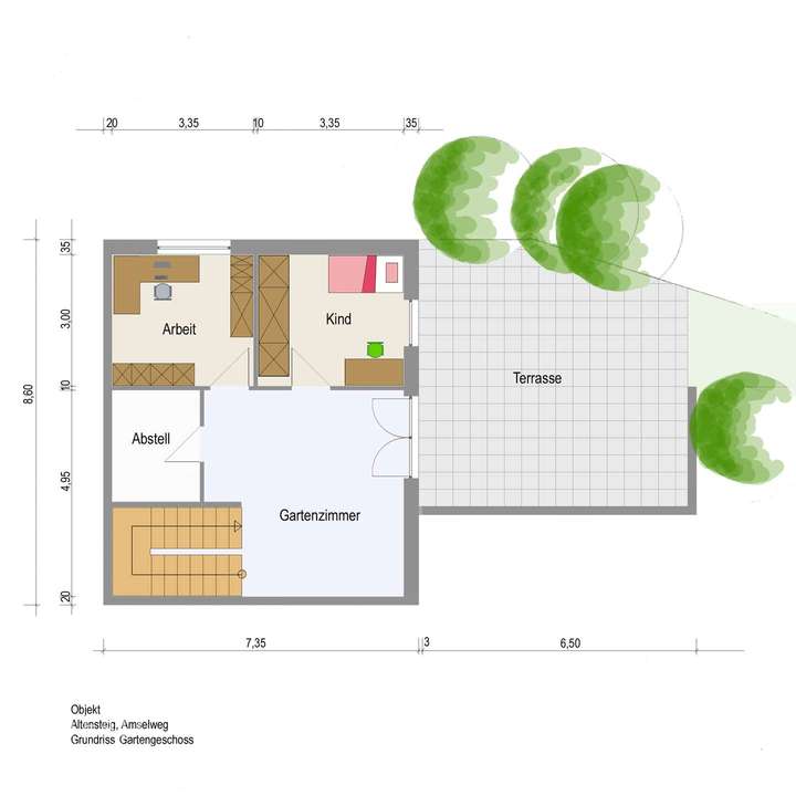 BV Altensteig Grundriss Garten