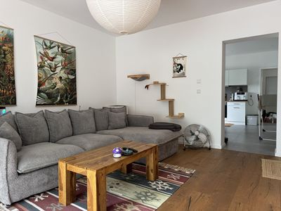 Zuhause mit zwei Zimmern und Terrasse in Schwaig