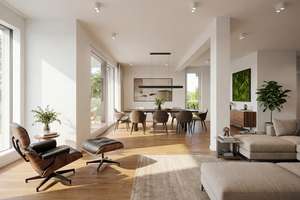 Wohnen am Lorettoberg: Maisonettewohnung mit Garten, Terrasse und Balkon
