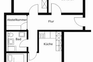Wohnen mit Charakter: 3-Zimmer-Wohnung in Dortmund-Derne – Altenderner Straße 92, 44329 Derne, Dortmund – Vorschaubild 3