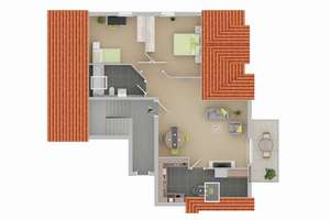 Charmante Dachgeschosswohnung mit Südbalkon in begehrter Lage von Pfuhl – Die vollständige Adresse der Immobilie erhältst du vom Anbieter., 89233 Neu-Ulm – Vorschaubild 10