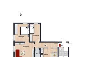 Helle Wohnung im Altbau // 2.OG links – Fontanehof 4, 38440 Stadtmitte (Ortsteil), Wolfsburg – Vorschaubild 5