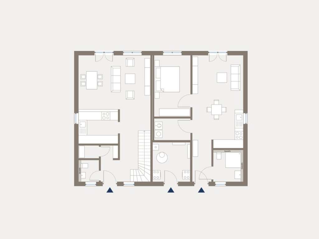 Immobilie in Wesseling - Individuelles Einfamilienhaus mit barrierefreier ELW in Wesseling - Flexibler Wohntraum mit modernst - Bild 1