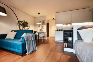 HAVENS LIVING: Kategorie Standard, vollmöbliertes Apartment, Design KLASSIK – Oeverseestraße 7, 22769 Altona-Nord, Hamburg – Vorschaubild 6