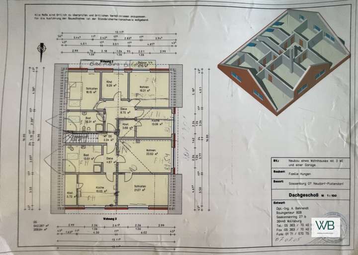 Grundriss Obergeschoss