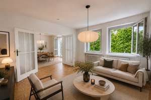 Seltene Gelegenheit - Traumhafte 4 Zimmer Wohnung mit großen Sonnen Balkon ins Grüne – Groß-Berliner-Damm 32, 12487 Johannisthal, Berlin – Vorschaubild 3