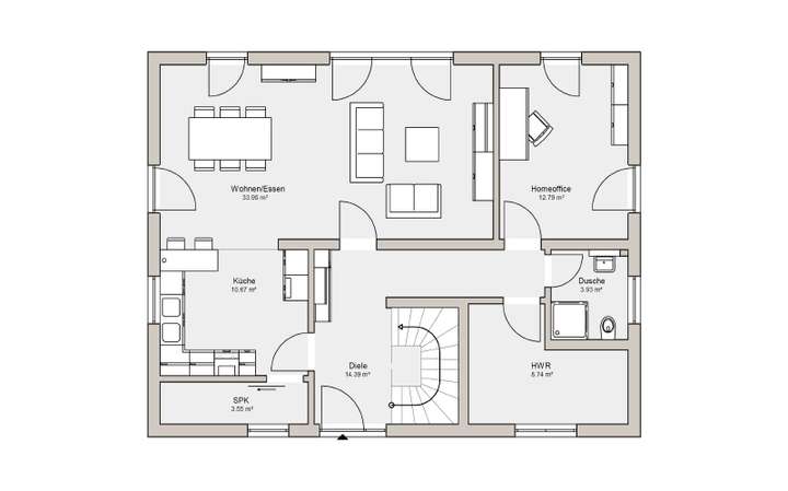 Grundriss Erdgeschoss